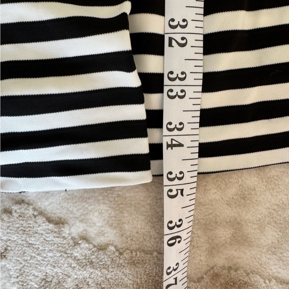 Diane Von Furstenberg Wrap Dress New Julian 2 Striped black & White size 2 - Picture 9 of 13